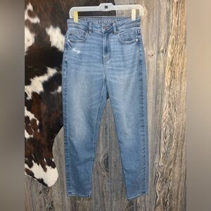 American Eagle Outfitters Light Blue Straight Leg Jeans